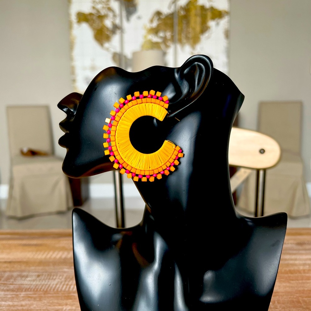 Brand New Bambu Handmade Earrings